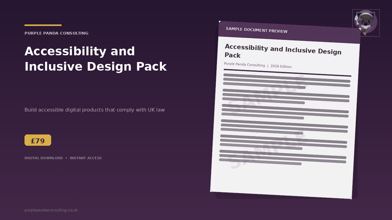 Accessibility Pack cover
