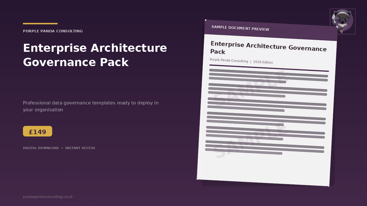 EA Governance Pack cover